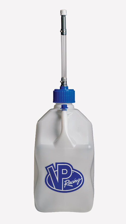 5.5 Gallon Utility Jug w/ Deluxe Hose - 5.5-Gal Sq. Motorsport Container